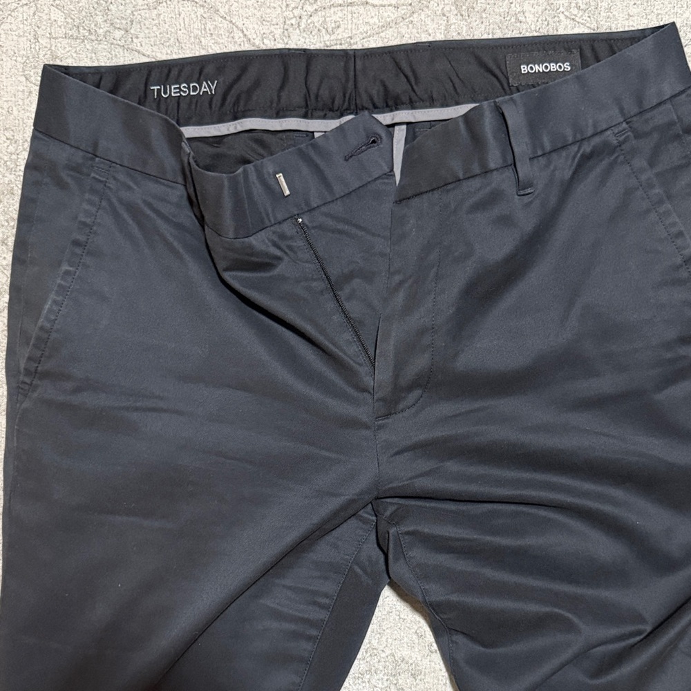 Bonobos Men's Tuesday Black Weekday Warrior Dress Pants